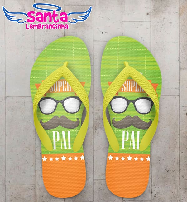 Chinelo Dia dos pais, Super pai COD 5082