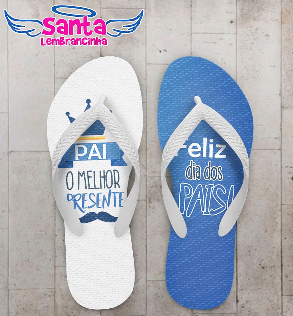 Chinelo Dia dos pais Escola, Melhor Presente COD 5090