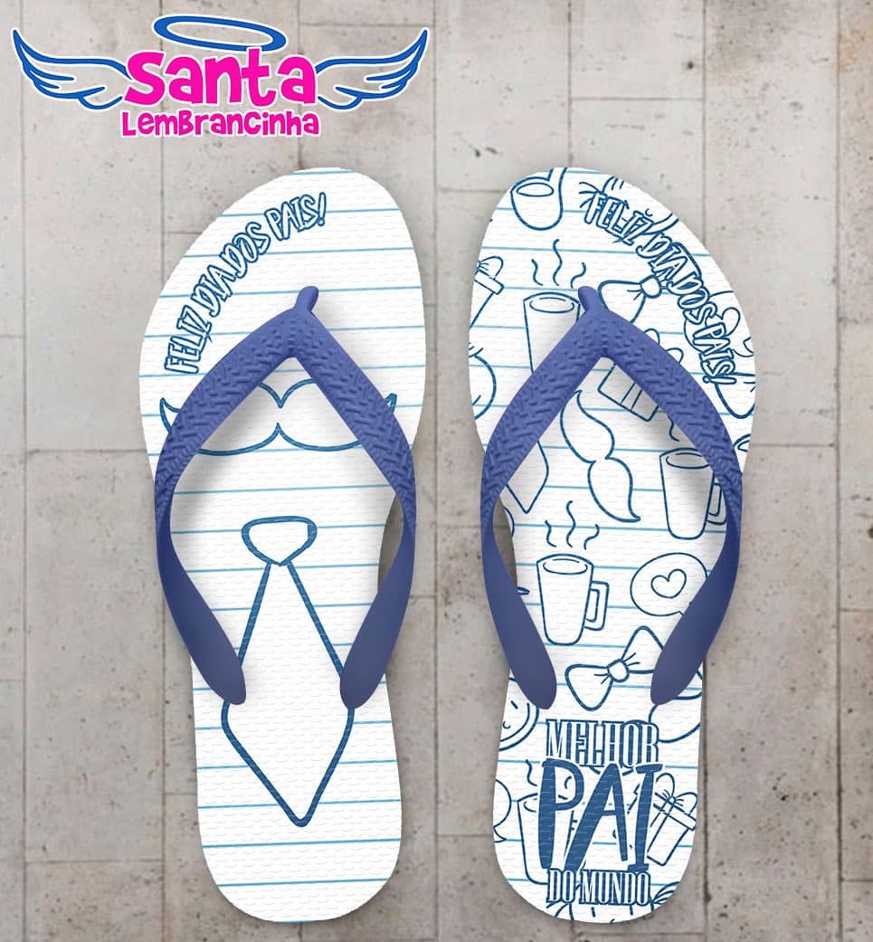 Chinelo Lembrancinha Dia dos pais Escola, Aluno COD 5089