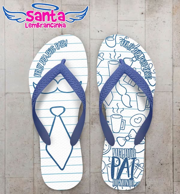 Chinelo Lembrancinha Dia dos pais Escola, Aluno COD 5089