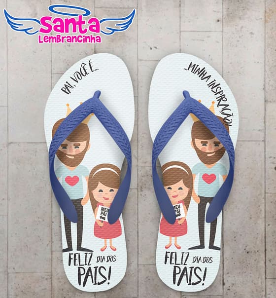 Chinelo Presente Dia dos pais, Filha COD 5077