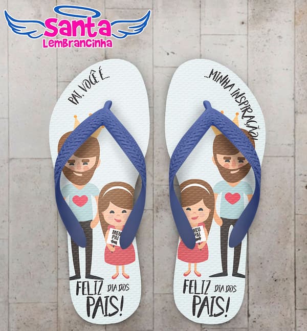 Chinelo Presente Dia dos pais, Filha COD 5077