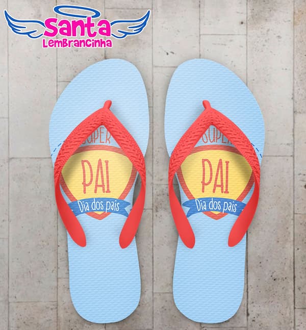 Chinelo Dia dos pais, meu pai, meu herói COD 5069