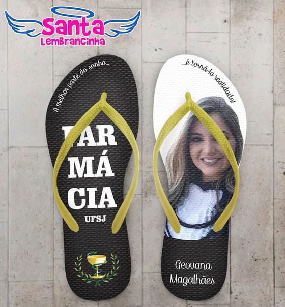 Chinelo Formatura Farmácia, Foto COD 5206