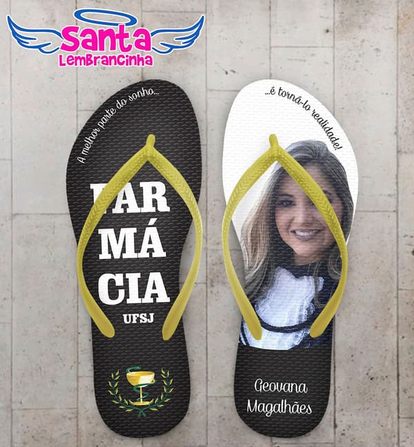 Chinelo Formatura Farmácia, Foto COD 5206