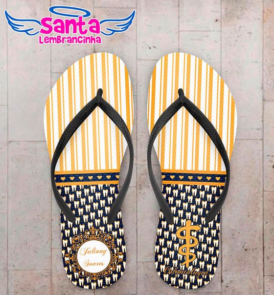 Chinelo Formatura Odontologia, Dentes COD 5229