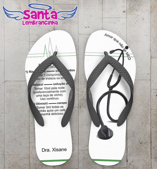 Chinelo Formatura Medicina, Estetoscopio COD 5210
