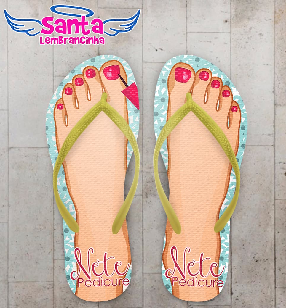 Chinelo Pedicure Personalizado COD 5598