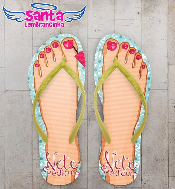 Chinelo Pedicure Personalizado COD 5598