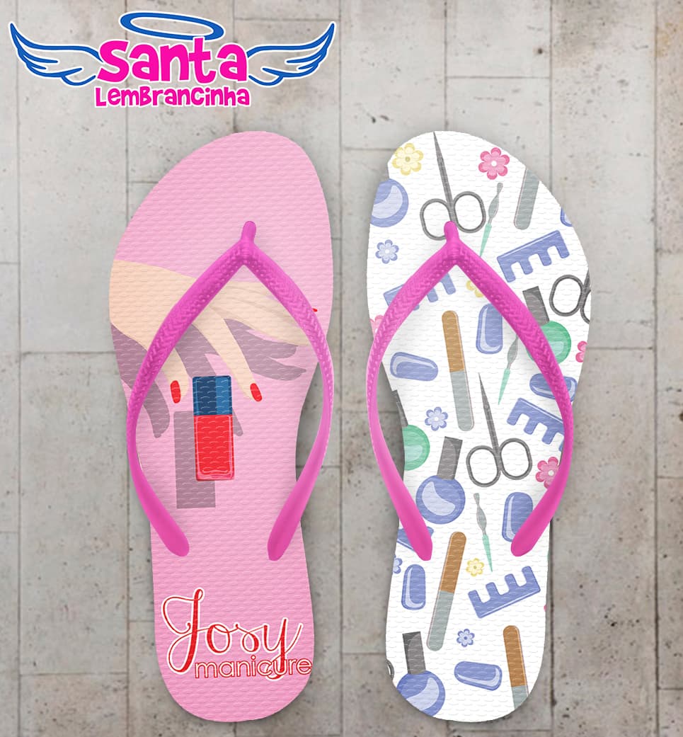 Chinelo Manicure, Objetos Personalizado COD 5597