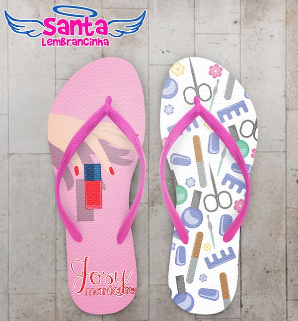 Chinelo Manicure, Objetos Personalizado COD 5597