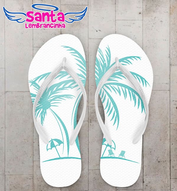 Chinelo Corporativo Oculare Oftalmologia Fundo Branco Personalizado COD 5620