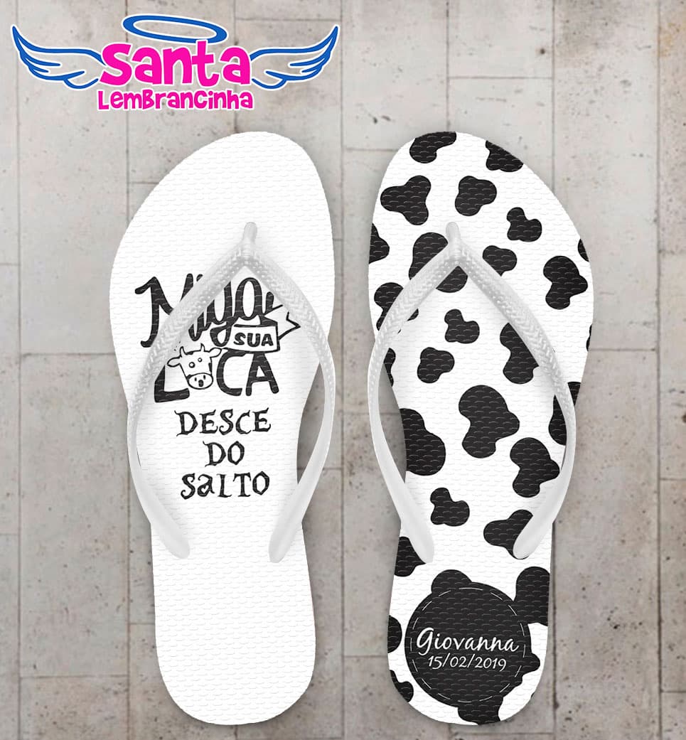 Chinelo Debutante - 15 Anos Miga sua Loca Personalizado COD 5636