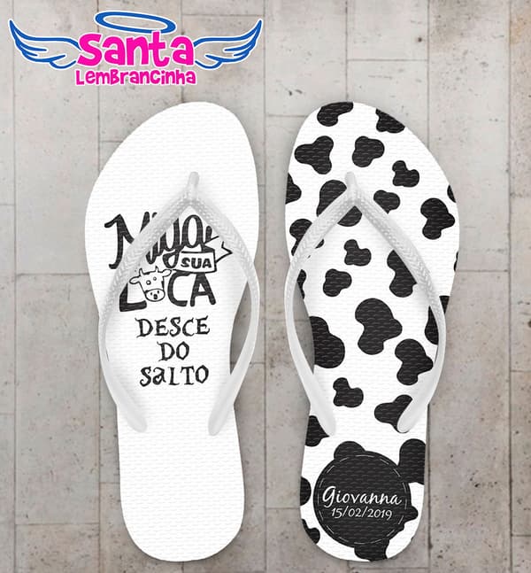 Chinelo Debutante - 15 Anos Miga sua Loca Personalizado COD 5636