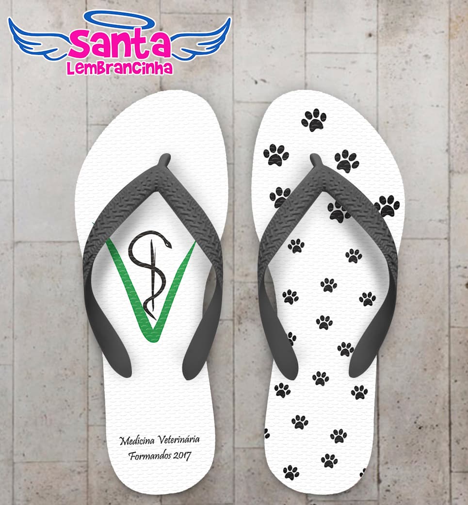Chinelo Formatura Medicina Veterinária COD 5742