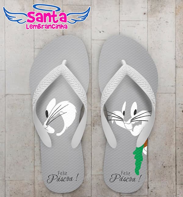 Chinelo Páscoa Pernalonga COD 5720