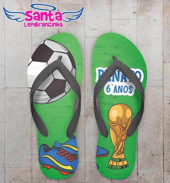 Chinelo Copa do Mundo Taça Personalizado COD 5840