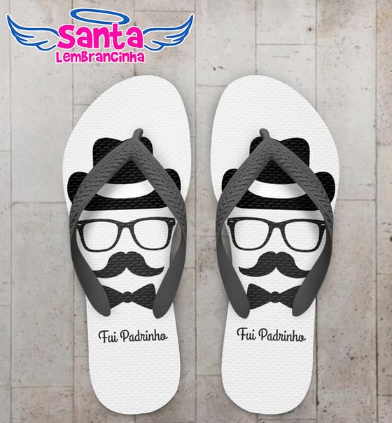 Chinelo Casamento Fui Padrinho COD 5985