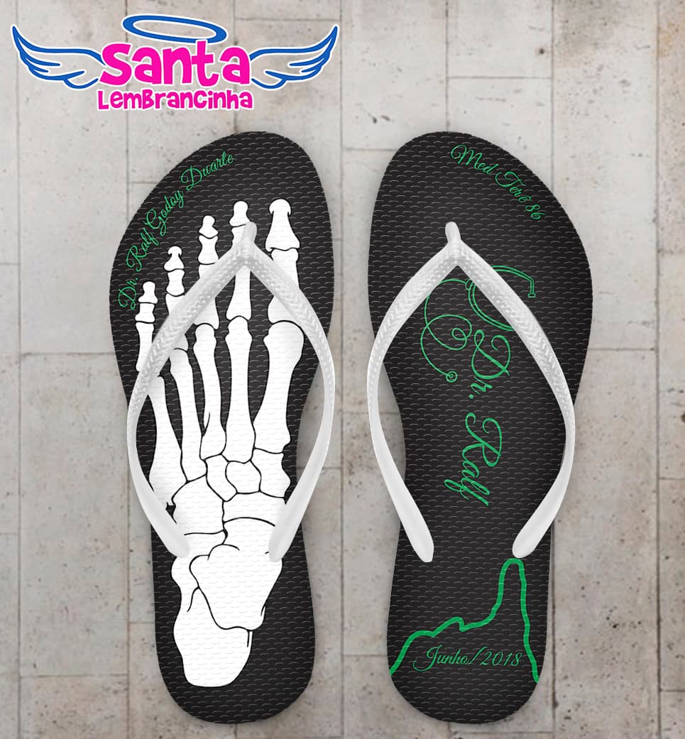 Chinelo Formatura Medicina com Osso do Pé COD 6124