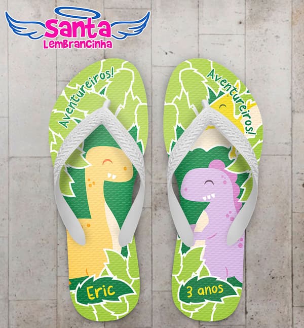 Chinelo Infantil Reino do Dinossauro COD 5888