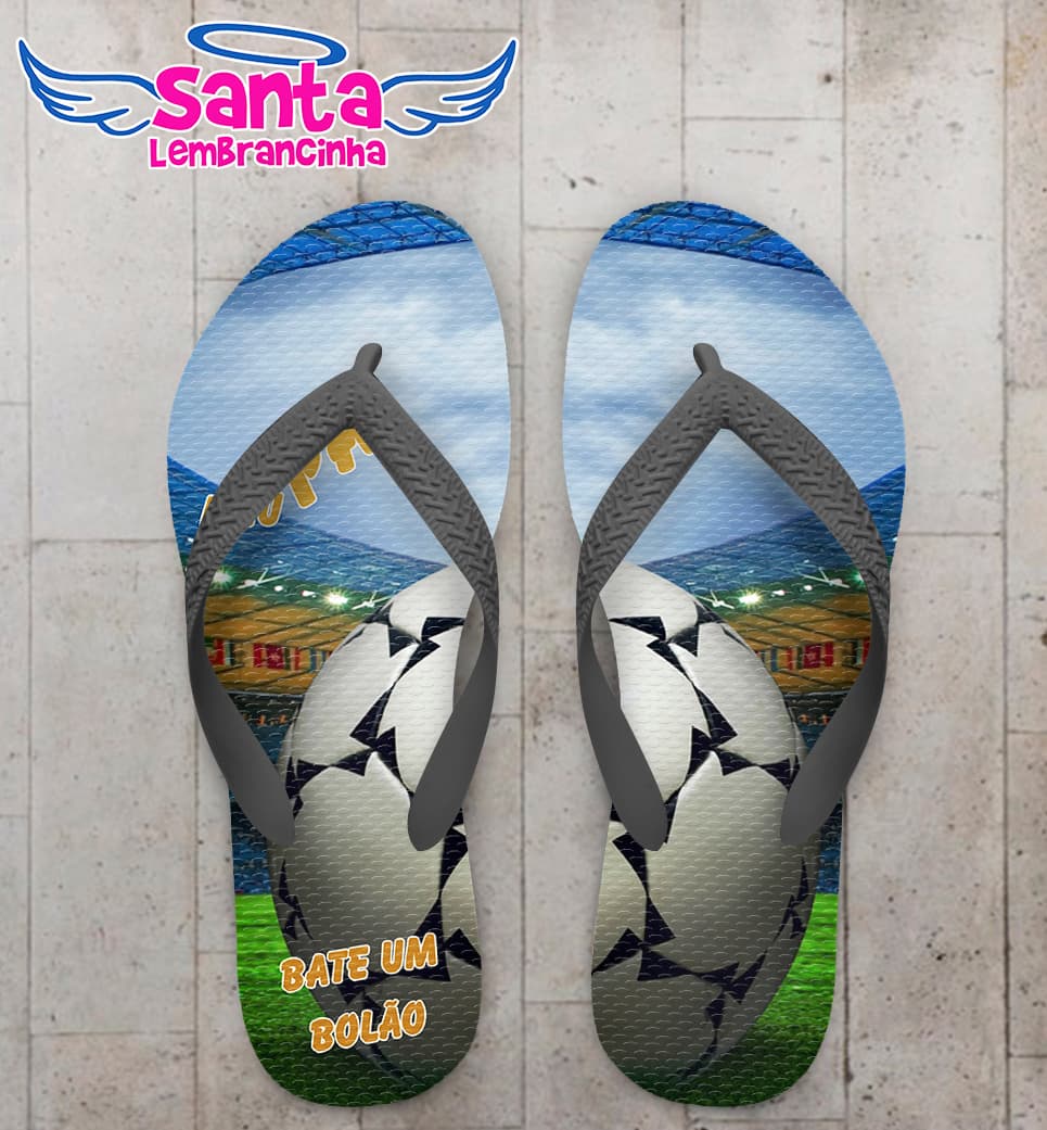 Chinelo Personalizado Dia dos Pais Futebol COD 6190