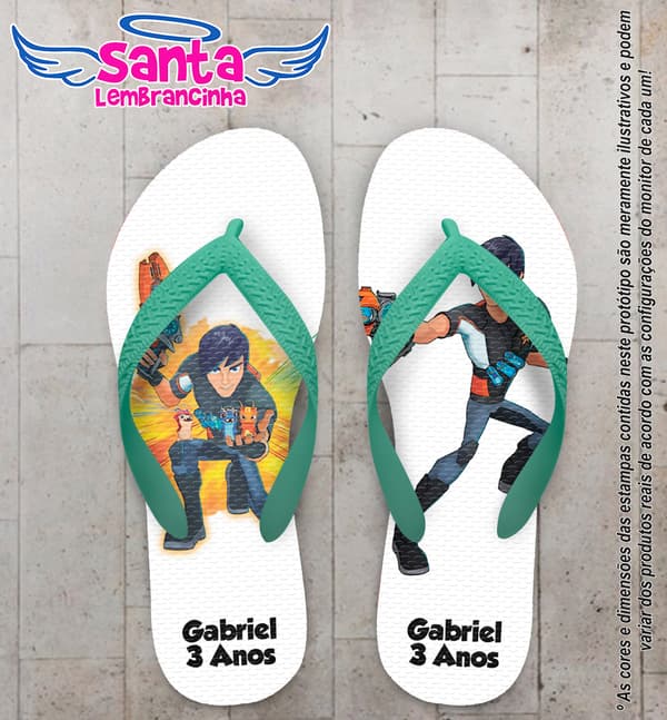 Chinelo Personalizado Slugterrâneo COD 6691