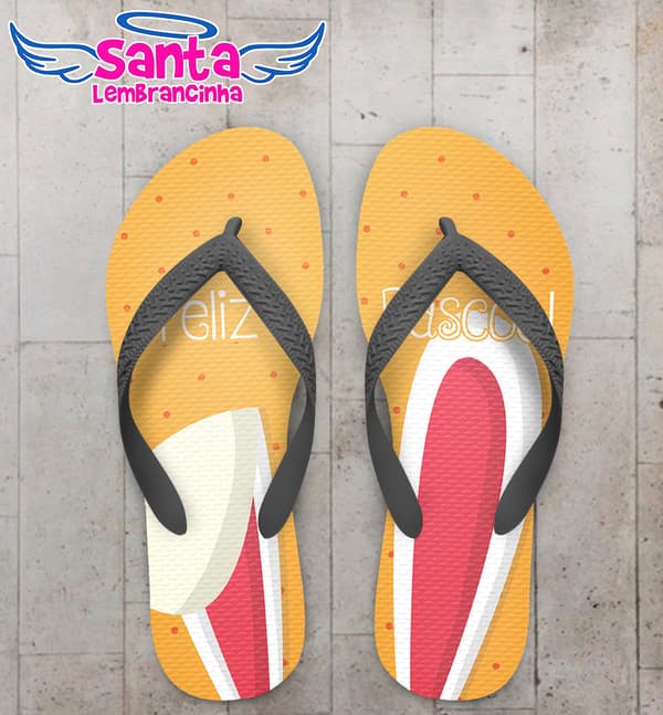 Chinelo Personalizado Páscoa COD 6665