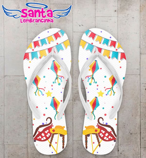 Chinelo Personalizado Festa Junina COD 6623