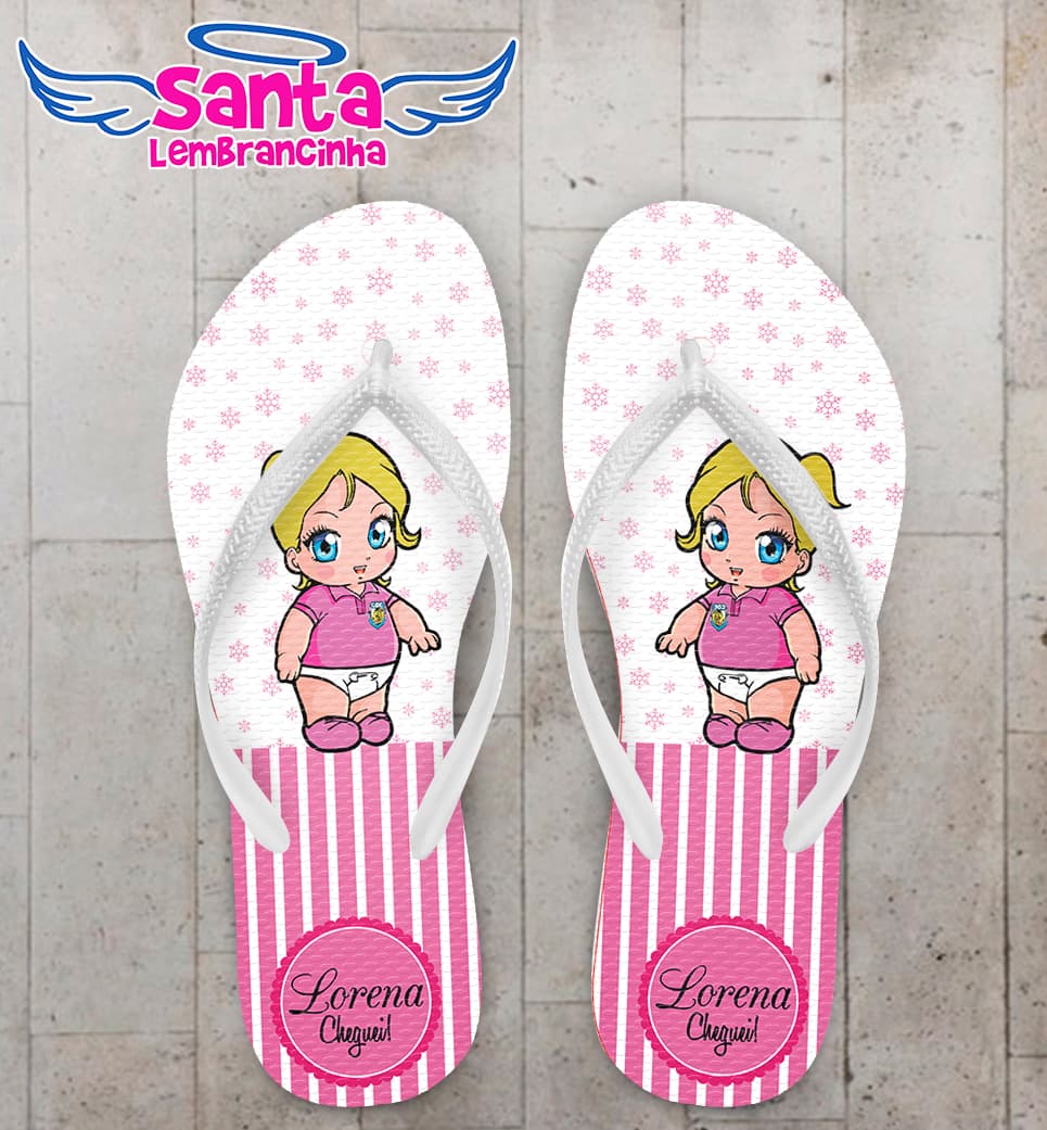 Chinelo Personalizado Infantil Baby COD 6803