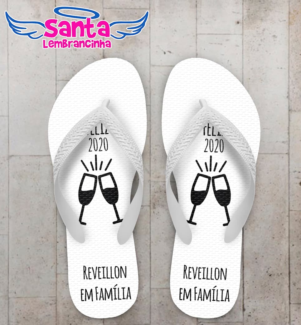 Chinelo Personalizado Ano Novo COD 7838