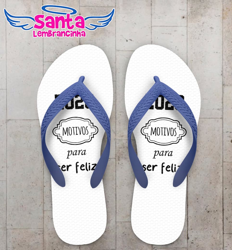 Chinelo Personalizado Ano Novo COD 7837