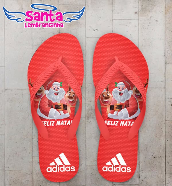 Chinelo Personalizado Natal COD 7833