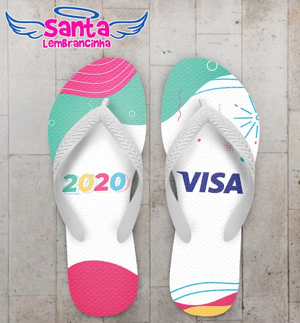 Chinelo Personalizado Ano Novo COD 7841