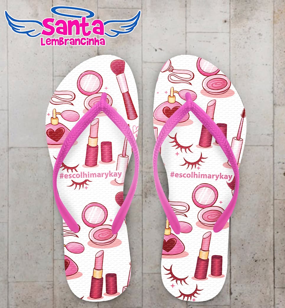 Chinelo Corporativo Personalizado Mary Kay COD 8702