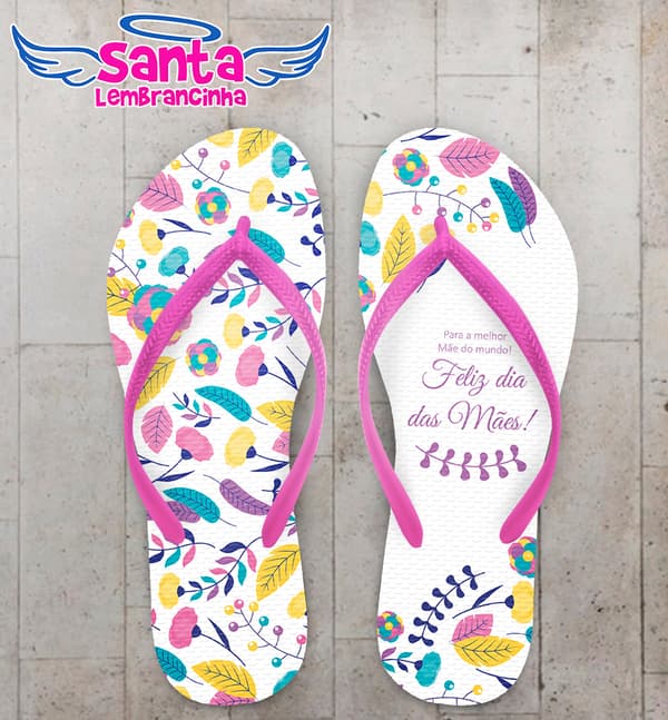 Chinelo Personalizado Dia das Mães COD 9048