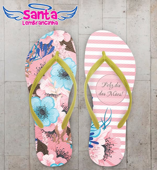 Chinelo Personalizado Dia das Mães COD 9054