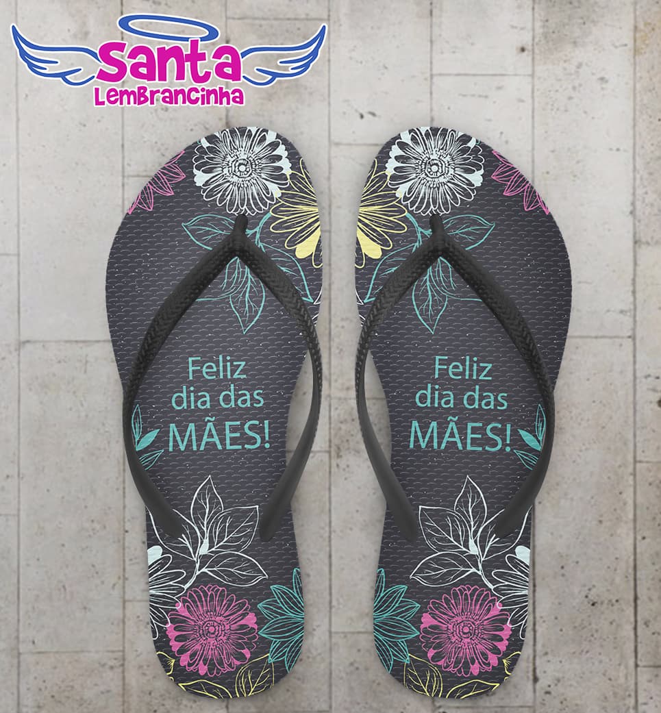 Chinelo Personalizado Dia das Mães COD 9055
