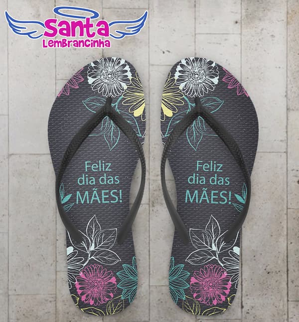 Chinelo Personalizado Dia das Mães COD 9055