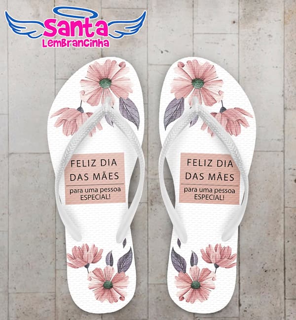 Chinelo Personalizado Dia das Mães COD 9049
