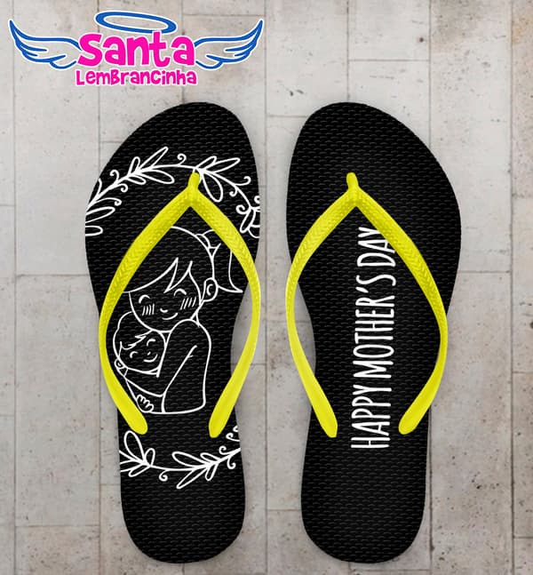 Chinelo Dia das Mães Personalizado COD 9191