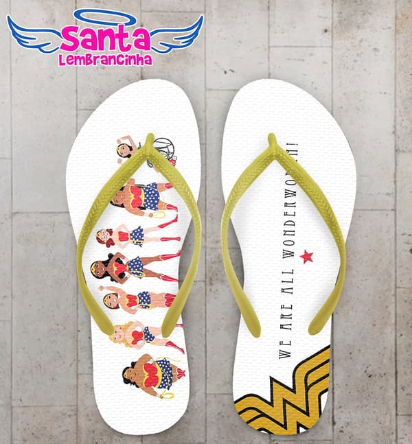 Chinelo Dia da Mulher Personalizado COD 9146