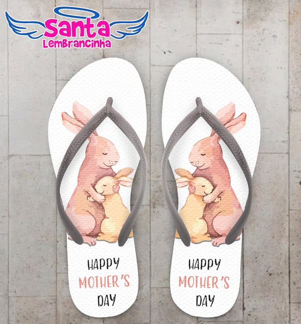 Chinelo Dia das Mães Personalizado COD 9197