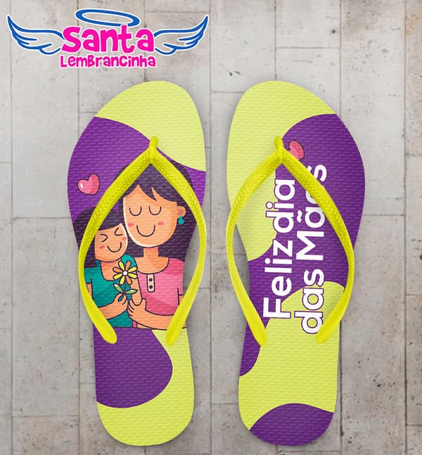 Chinelo Dia das Mães Personalizado COD 9195
