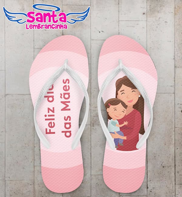 Chinelo Dia das Mães Personalizado COD 9201