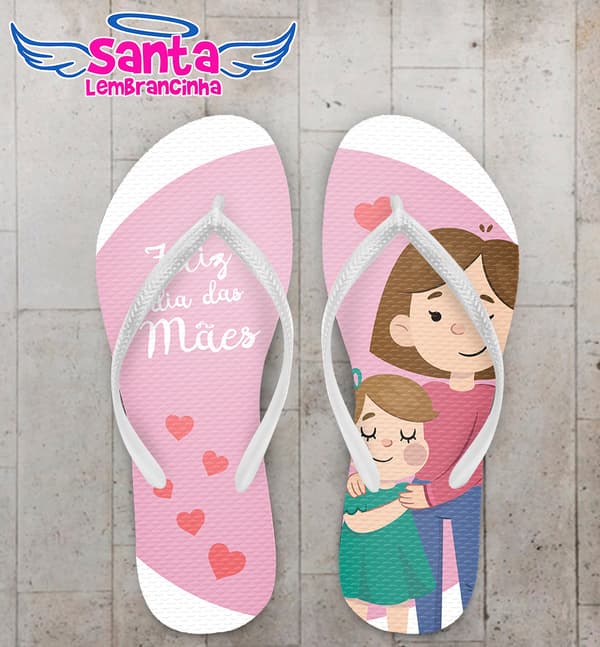 Chinelo Dia das Mães Personalizado COD 9135