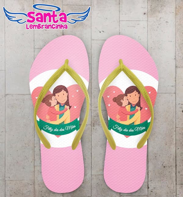 Chinelo Dia das Mães Personalizado COD 9194