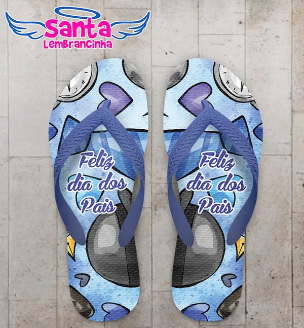 Chinelo Dia dos Pais Personalizado COD 9166