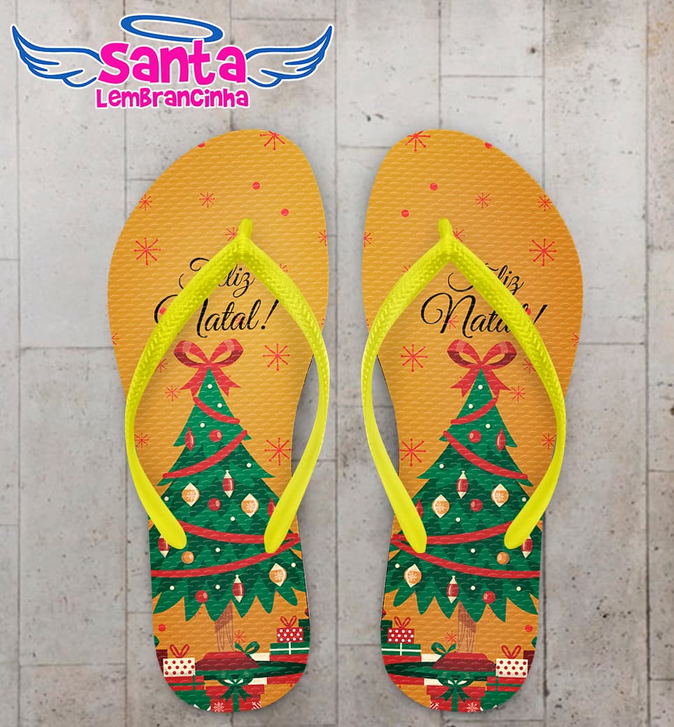 Chinelo Natalino Personalizado COD 9705