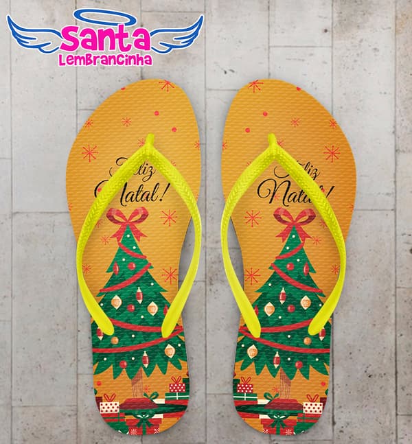 Chinelo Natalino Personalizado COD 9705