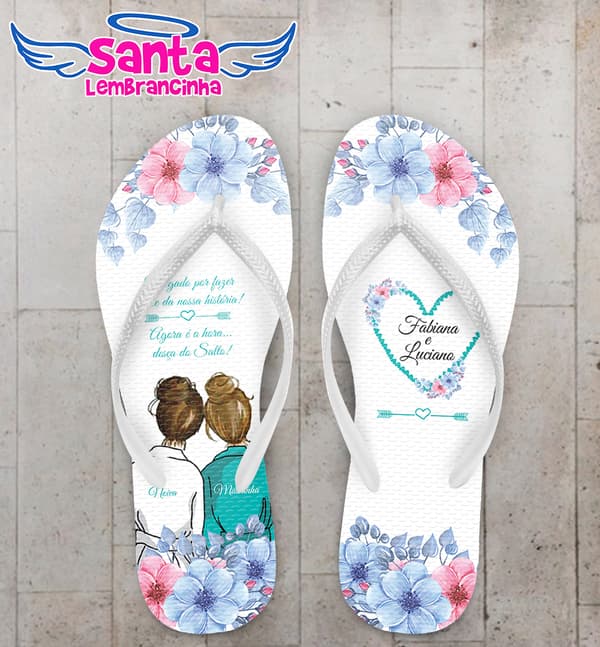 Chinelo Casamento Madrinha Noiva COD 9803
